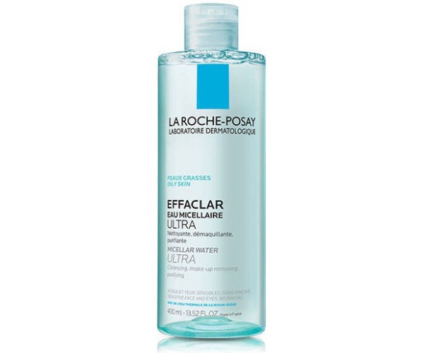 Nước tẩy trang làm sạch sâu dành cho da dầu nhạy cảm La Roche-Posay Effaclar Micellar Water Ultra Oily Skin (400ml)